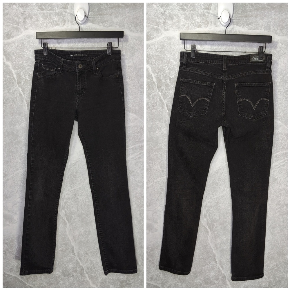 LEVI'S Mid Rise Skinny Black